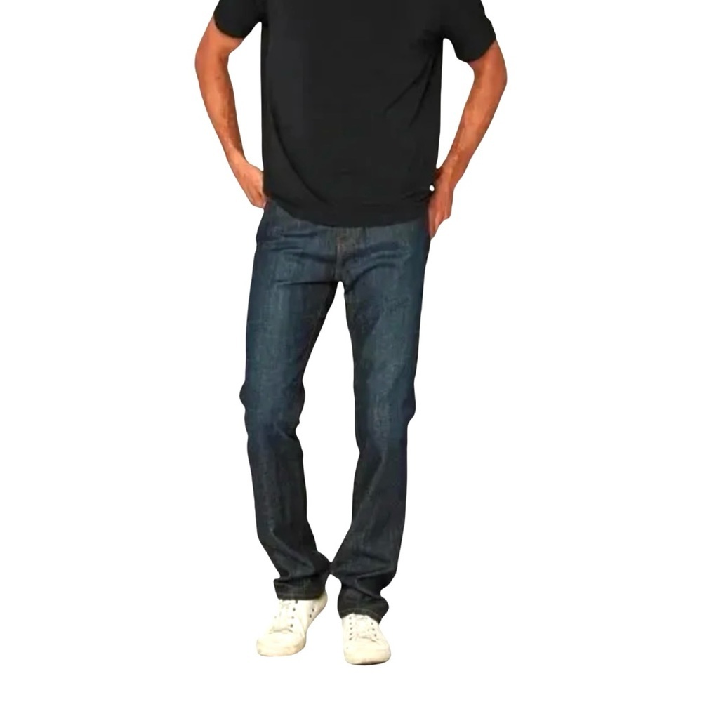 Agave Waterman Men’s Jeans 35 X 28 Dark Wash Relaxed Fit Cotton Straight Leg